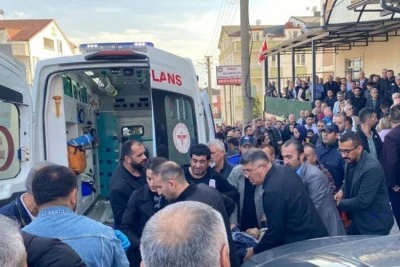 Babasının cenazesinde dayısını da kaybetti