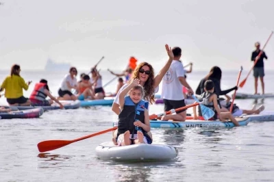&Ouml;zel &ccedil;ocukların deniz keyfi
