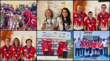 &Ouml;zel milli sporculardan İtalya'daki Avrupa Şampiyonası'nda 26'sı altın 59 madalya