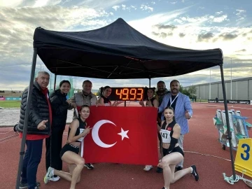 &Ouml;zel sporcular, d&uuml;nya rekoru kırarak Avrupa şampiyonu oldu
