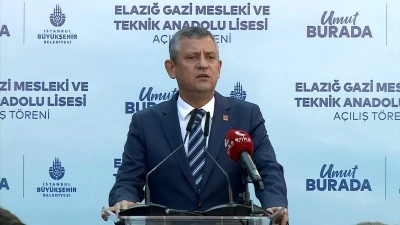 &Ouml;zg&uuml;r &Ouml;zel, Elazığ&rsquo;da İBB&rsquo;nin yaptırdığı okulun a&ccedil;ılışına katıldı