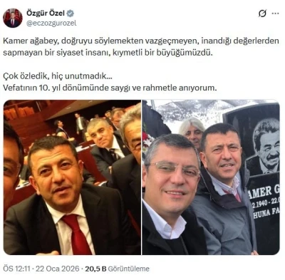 &Ouml;zg&uuml;r &Ouml;zel, Kamer Gen&ccedil;'i andı