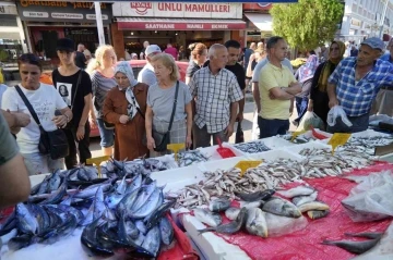 Palamut bolluğu herkesin y&uuml;z&uuml;n&uuml; g&uuml;ld&uuml;r&uuml;yor: Kiloluk palamutlar 70 TL