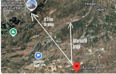 Paland&ouml;ken t&uuml;neli i&ccedil;in ilk kazma vuruldu
