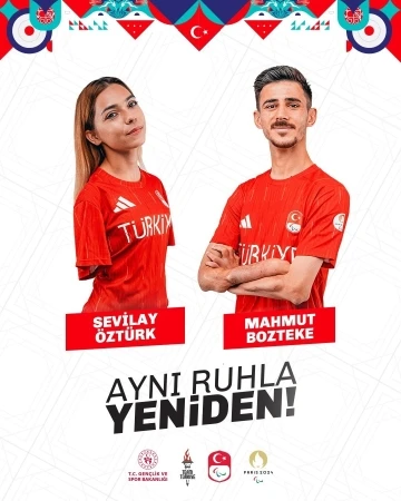 Paralimpik Oyunlarda T&uuml;rk bayrağını Sevilay &Ouml;zt&uuml;rk ile Mahmut Bozteke taşıyacak
