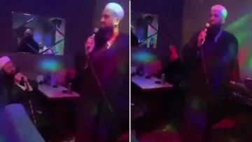 Pavyon &ccedil;alışanlarından 'Tebliğcilere' amin diyerek karşılık