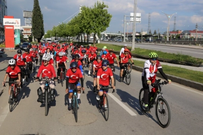 Pedallar 19 Mayıs Ruhu İle &Ccedil;evrildi