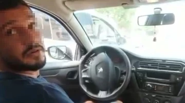 Polis ile taksici m&uuml;şteri kılığına girdi, korsan taksici siren seslerini duyunca neye uğradığını şaşırdı
