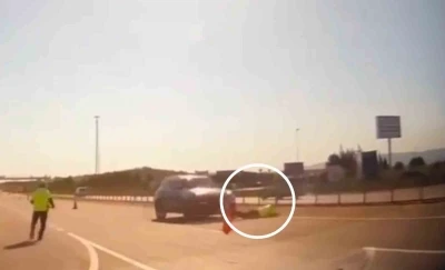 Polise &ccedil;arpıp ka&ccedil;an o s&uuml;r&uuml;c&uuml; tutuklandı
