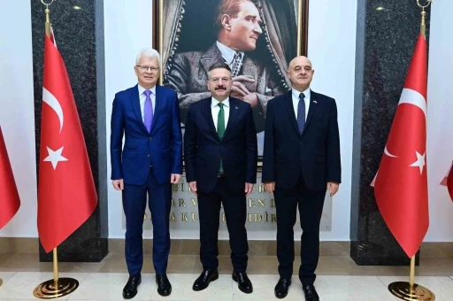 Polonya ve Litvanya&rsquo;nın Ankara B&uuml;y&uuml;kel&ccedil;ileri&rsquo;nden Vali Aksoy&rsquo;a ziyaret
