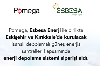 Pomega&rsquo;dan Enerji Depolama Projesi
