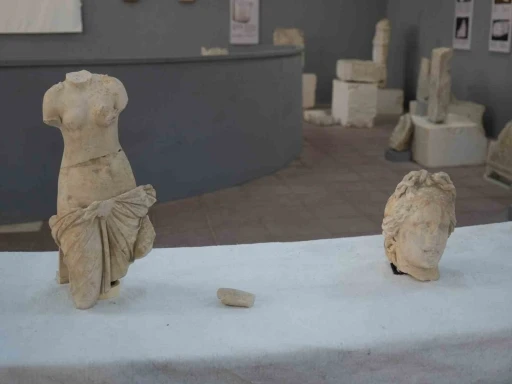 Pompeiopolis&rsquo;te heyecanlandıran keşif: Afrodit heykelleri bulundu
