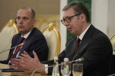 Putin, Sırbistan Cumhurbaşkanı Vucic ile g&ouml;r&uuml;şt&uuml;
