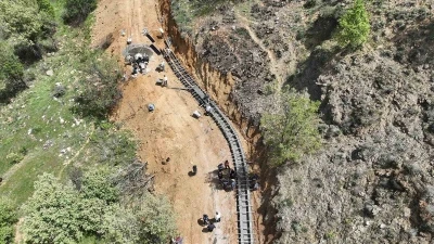 P&uuml;t&uuml;rge Taşmış Mahallesi&rsquo;nin 32 yıllık sulama sorunu &ccedil;&ouml;z&uuml;ld&uuml;
