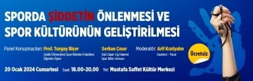 "Sporda şiddet nasıl &ouml;nlenir?" konusu Ataşehir&rsquo;de tartışılacak
