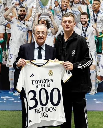 Real Madrid&rsquo;de Toni Kroos 300, Luka Modric ise 350. ma&ccedil;ına &ccedil;ıktı