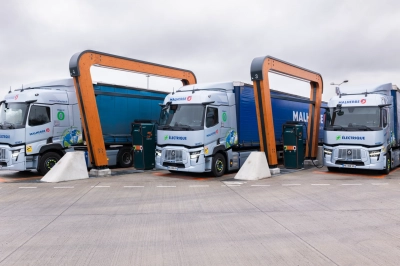 Renault Trucks, Malherbe ile iş birliği yaparak Blainville - Bourg-en-Bresse - Lyon lojistik koridorunu elektriklendiriyor
