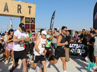 Runfire Salt Lake Ultra Trail Maratonu, Tuz G&ouml;l&uuml;'nde renkli g&ouml;r&uuml;nt&uuml;lerle başladı