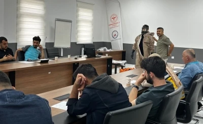 Sağlık &ccedil;alışanlarına y&ouml;nelik KBRN eğitimi devam ediyor
