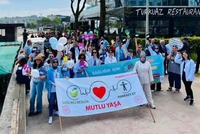Sağlık i&ccedil;in y&uuml;r&uuml;d&uuml;ler farkındalık oluşturdular
