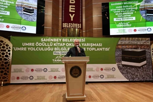 Şahinbey Belediyesi 177 &ouml;ğrenciyi daha umreye g&ouml;nderiyor
