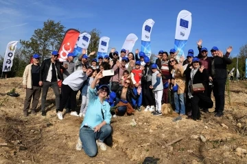 Samsun AB Bilgi Merkezi&rsquo;nden fidan dikme etkinliği
