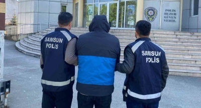 Samsun&rsquo;da 18 yıl 9 ay hapis cezası bulunan şahıs yakalandı
