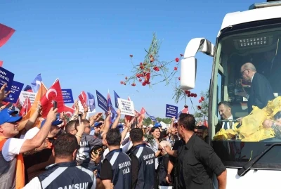Samsun'da Cumhurbaşkanı Erdoğan&rsquo;a sevgi seli