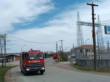 Samsun&rsquo;da fabrikada yangın paniği
