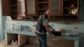 Samsun&rsquo;da sahte i&ccedil;ki imalatı yapılan eve polis baskını: 1 g&ouml;zaltı
