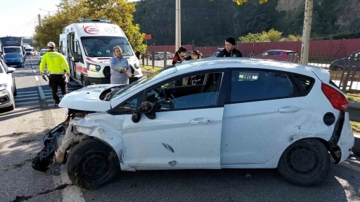 Samsun&rsquo;da trafik kazası: 3 yaralı
