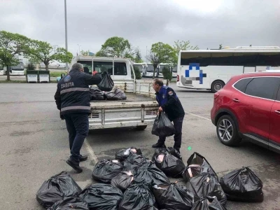 Samsun&rsquo;da uygunsuz şartlarda taşınan 500 kilo i&ccedil; yağına el konuldu
