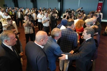 Samsun protokol&uuml; bayramlaştı
