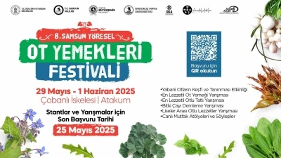 Samsun Y&ouml;resel Ot Yemekleri Festivali&rsquo;nde bin 800&rsquo;&uuml;n &uuml;zerinde yenilebilir ot ve lezzet tanıtılacak
