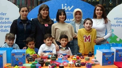 Samsunlu anne ve &ccedil;ocuklardan otizmli &ccedil;ocuklara destek
