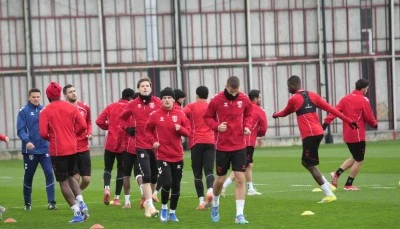 Samsunspor, Shkendija ma&ccedil;ı hazırlıklarını tamamladı
