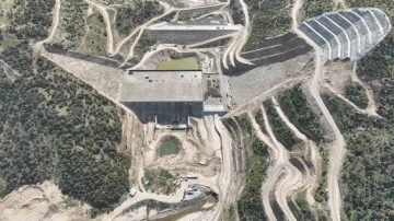 Sarı&ccedil;ay Barajı&rsquo;nda &ccedil;alışmalar hız kesmiyor
