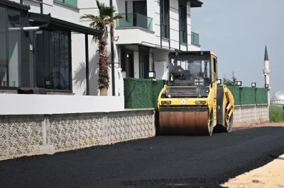 Sarımeşe Mahallesi&rsquo;ne 750 tonluk asfalt
