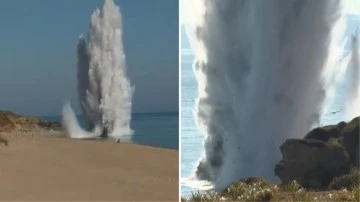 SAS Komandoları İstanbul Şile tespit edilen m&uuml;himmatları bu şekilde imha etti 