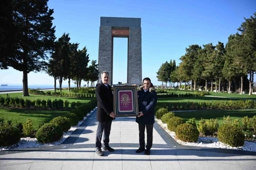 Savunma Sanayii Başkanı Prof. Dr. Haluk G&ouml;rg&uuml;n Tarihi Alanı ziyaret etti
