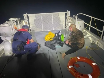 Sea Scoter ile Yunan adasına ka&ccedil;maya &ccedil;alışırken yakalandı
