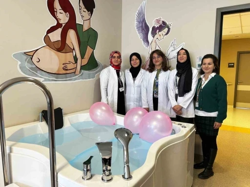 Şehir Hastanesi&rsquo;nde jakuzide doğum d&ouml;nemi
