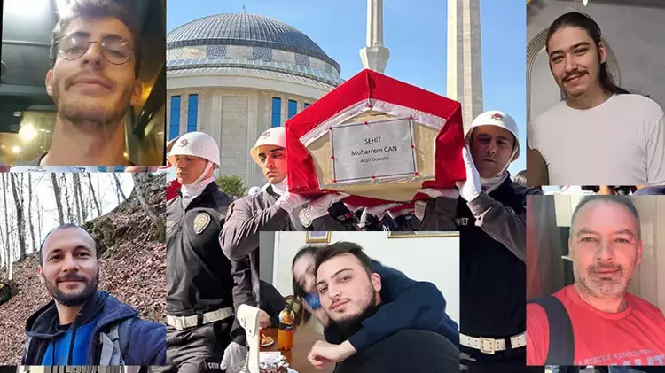 Şehit AKUT g&ouml;n&uuml;ll&uuml;leri son yolculuğuna uğurlandı