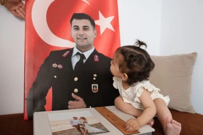  Şehit eşinin vasiyetini yerine getiriyor