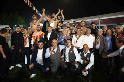 Serik&rsquo;te Başpehlivan Cengizhan Şimşek oldu
