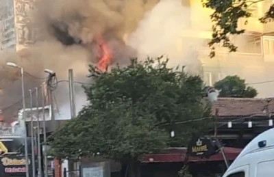 Tarihi Setbaşı'nda yangın