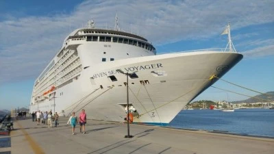 Seven Seas Voyager 674 yolcusuyla Bodrum'da 
