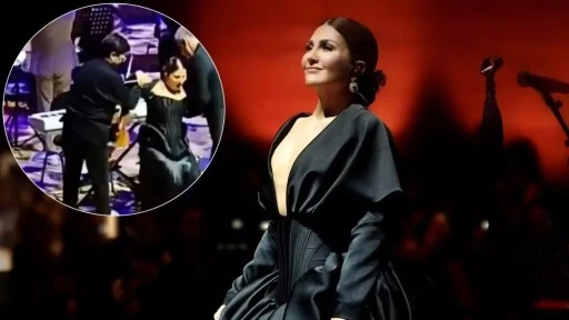 Sibel Can sahnede fena d&uuml;şt&uuml;