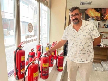 Sıcak havalarda artan yangın risklerine karşı t&uuml;pler hazır bulundurulmalı
