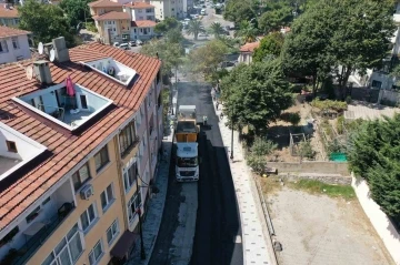 Şile Belediyesi yatırımlarını s&uuml;rd&uuml;r&uuml;yor: 75. Yıl Caddesi yenilendi
